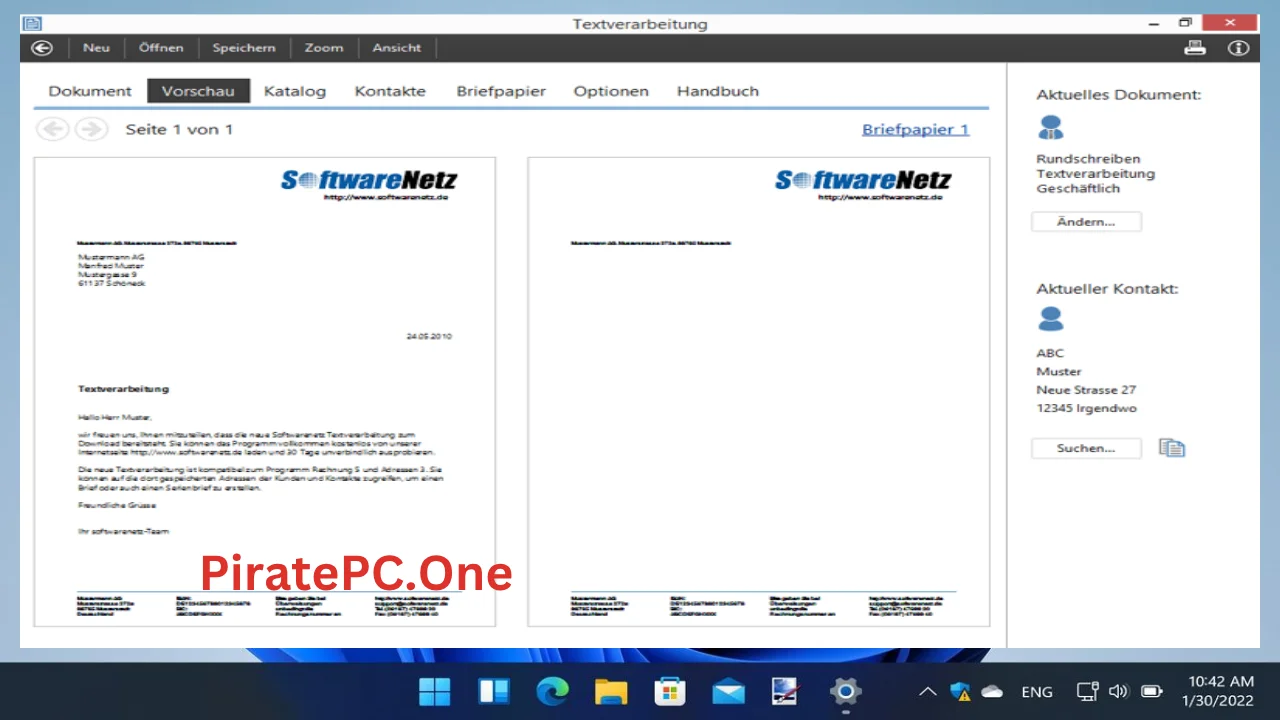 SoftwareNetz Mailing For PC Portable And Multilingual