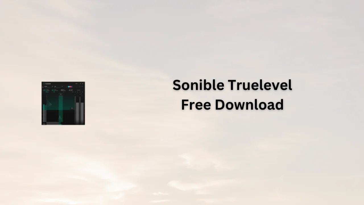 Sonible Truelevel Serial Key