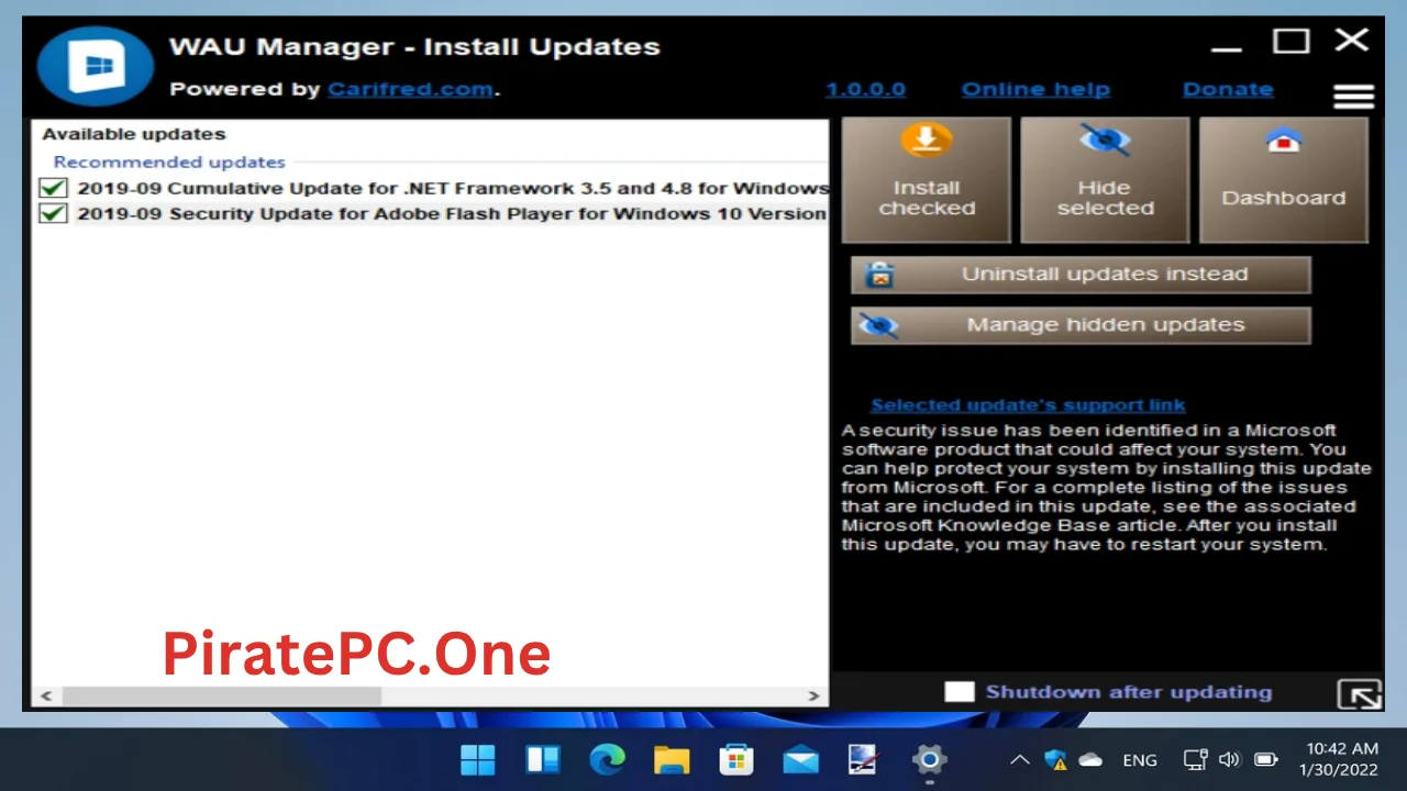 WAU Manager (Windows Automatic Updates) Full Version For PC