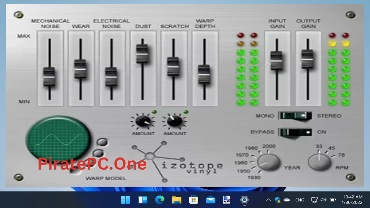 iZotope Vinyl For PC Portable And Multilingual